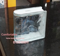 Imported edge glass brick bathroom partition living room background wall factory direct sales shock strong high quality counter