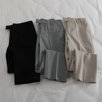 Factory Women Dress New Smoke Tubes Western Dress Pants Straight Barrel Loose Pituality Black High Waist Display Slim Casual 89 Western pants