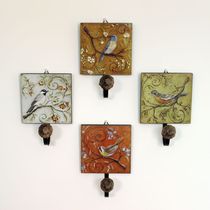 American Fields Garden Wall-mounted Hook Living-room Wall Wall-mounted Wall Door Rear Retro Family Residence Decoration Iron Art Genguan Hook