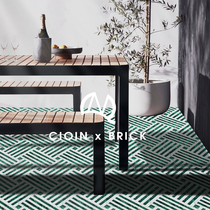 Moroccan courtyard small tiles Kitchen balcony tiles Nordic retro bathroom wall and floor tiles 300x300