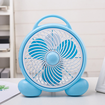 Cartoon fan mini student dormitory bed small electric fan portable desktop bedside fan silent office
