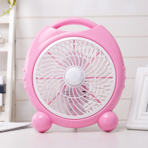 Student dormitory desktop electric fan cartoon mini fan cute turn fan office dormitory bed mute