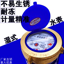 Household water meter engineering pipeline water meter DN15 20 32 40 65 80 100 tap water flat pe PPR pipe