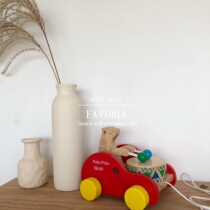 Favoria Han Feng ins children's baby wooden cart toy gift walking cart cute budding