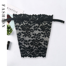 Anti-light chest one piece of lace lace lace bottomed breast underwear underwear strapless summer