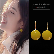 South Korea Net red 2021 new earrings female personality temperament simple Joker fashion small earrings earrings earrings earrings