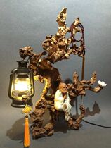 Sheep hoof armor Gold silk mahogany Chinese style root carving root art ornaments Tree root wool Coral wood sink wood Aquarium waterscape material