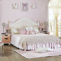 More love classic Chanel series exquisite academic style sweet princess double solid wood bed DNA01