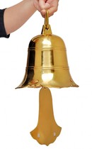 Buddha pure copper wind chimes Copper bells clang Feng shui wind leaf temple ancestral hall house corner hanging bell 8 inch golden copper cloud plate copper bell