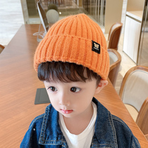 Hat baby Autumn and Winter childrens fashion trend wool cap cute super cute boy winter hat knitted hat