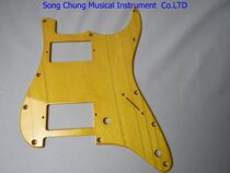 One guitar solid wood guard model HH standard size natural hardwood
