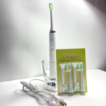 Rechargeable adult automatic ultrasonic vibration electric toothbrush couple soft brush head male and female five modes