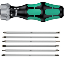 German Villar WERA 6mm ratchet double-head double-head plum flower screwdriver batch screwdriver