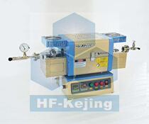 Hefei Science Crystal 1200 ° C Small 2-inch Twin Warm Zone Rotary Furnace OTF-1200X-S-R-II