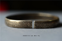 Qing - jing - jing - coated silver gilt gilt gilt flower bracelet with silver building package old silver bracelet