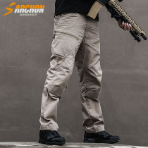 The Ruling Officer New Tactical Pants Men Loose Elastic Work Fit Pants Spring Autumn Long Pants Military Fans Outdoor Multi-Pocket Casual Pants