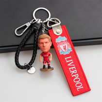 Liverpool star Gerrard star keychain pendant Sherrard football fans small gifts to boys