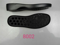 8002 ladies polyurethane pu flat heel wide square head old lady sole custom leather shoes repair shoes for sole