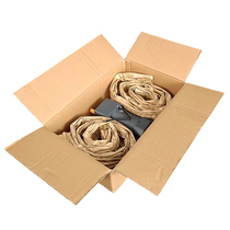 Double-layer cushioning Kraft paper roll pad filled with single reinforced custom shockproof packaging environmental protection fixed molding protection