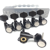 Korean black electric guitar folk guitar wooden guitar lock string button string button string button head button