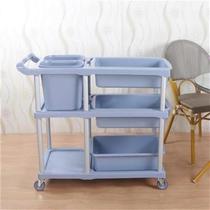 The hotel uses a cart to deliver food h-car tableware the restaurant canteen hand-pushed kitchen a dining car a small dining car a three-story child