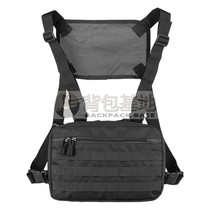 Upgraded version of outdoor chest hanging bag mens riding multi-function storage bag daily personality bag