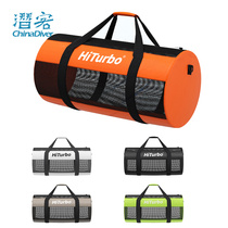 HiTurbo diving equipment net bag scuba equipment drainage net bag with storage bag Flippers bag large capacity 60L