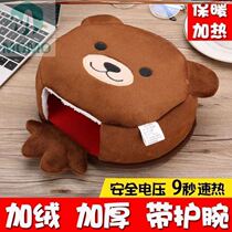 With wrist guard game girls gloves Anti-freeze Winter table cushion with wrist heating Mouse mat Winter warm table playing computer cover