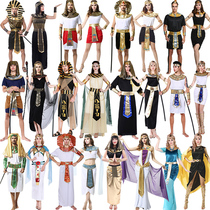 cos Halloween Costume Adult Egyptian Pharaoh Cleopatra Clothes Ancient Greek Middle Eastern Arab Robe