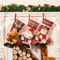 Christmas Socks Christmas Gifts Decorations Santa snowman gift bags Christmas hanging accessories Gift Bags Big
