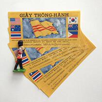 J version of the original US Vietnam War voucher surrender pass to persuade the Flyer