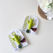 Export Canada JO * E cactus silicone wine stopper Vacuum bottle stopper Sealing wine champagne stopper