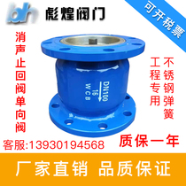 HC41-16 Silencer silencer check valve Carbon steel flange check valve DN40 50 65 80 100 150