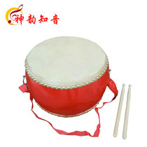 5 6 7 8 9 10 inch wooden cowhide drum Childrens toy drum Kindergarten chapel drum Gong drum Percussion instrument