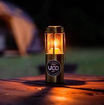 SpotUCO Classic candle light Campsite light Home emergency disaster prevention fun atmosphere Brass telescopic