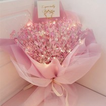 What is it ins wind starry bouquet diy material bag lamp Valentines Day 520 birthday handmade gift