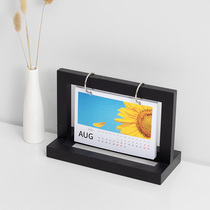 Swing wooden base 2022 calendar custom photo making diy personality calendar creative small calendar homemade