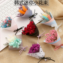 ins hipster thumbs dried flower mini starry bouquets new wedding companion hand gift DIY pose decoration wedding props