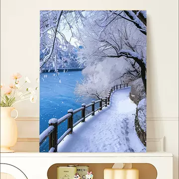 雪景数字油画-雪景数字油画促销价格、雪景数字油画品牌- 淘宝