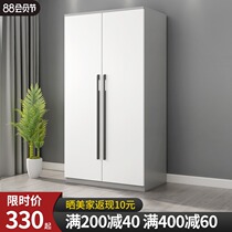 Wardrobe Household bedroom small apartment simple modern rental room with economical solid wood childrens storage simple wardrobe