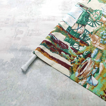 Punch-free installation telescopic rod multi-function storage Rod shrink shower curtain curtain wardrobe stay bar bedroom drying rack