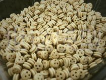 Solid wood sailing boat assembly accessories Sailing model special three-eye pulley produced by Shi Cheng Model