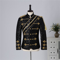 Michael Jackson concert sequin costume Stage DS costume Nightclub male singer imitation performance costume