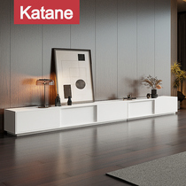 Italian Style Light Lavish Tea Table TV Cabinet Composition Nordic Size Family Living Room Floor Cabinet Modern Minimalist Baking Lacquered Furniture