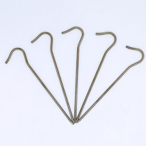 Earthgear recommended 3mm titanium nailing UL ultra light titanium titanium alloy canopy camping tent ground nail fixed windproof