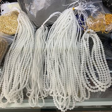 中古 和田玉籽料 随形玉珠項鏈 ロングネックレス 玉連 中国玉器 CL0210 中古 和田玉籽料 随形玉珠項鏈 ロングネックレス 玉連 中国玉器 CL0210