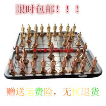 Xian Terracotta Warriors model features three-dimensional trumpet mini magnet chess portable folding board gift