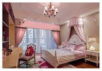  Jiameijia-Drape master high-end private custom curtains Ode to joycloth A03-8 girl powder