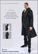 1 6 12 inch DOLLSFIGURE Gothic soldier dress suit 4-piece set Stock