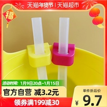 Edo baby soup sippy bowl three-in-one baby porridge artifact accessories with buckle for children soft silicone food